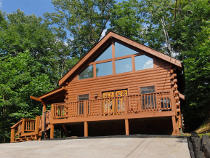 Secluded Pigeon Forge Two Bedroom Cabin Rental in Shagbark